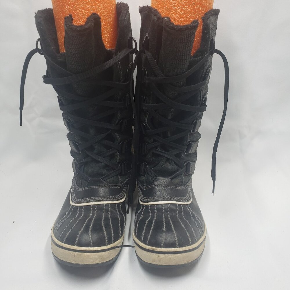Sorel Tivoli Women's US Size 7.5 Black Waterproof High Winter Boots NL 1907-010